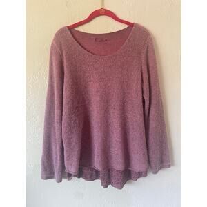 Catherine Lillywhite Mohair Boho Ditzy Floral Print Sweater Italy Cottagecore